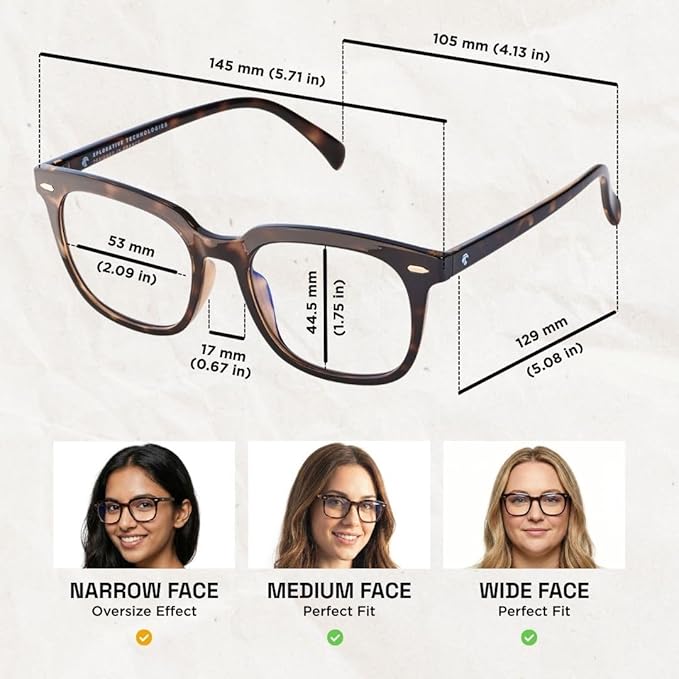 Horus X • Blue Light Glasses Men Women | Blue Light Blocking Glasses for Screen Anti-Fatigue & Eye Migraine | Urban V3