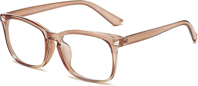Blue Light Glasses for Woman Men | 99% Blue Light Blocking Glasses | Computer Glassess | Gaming | TV Phone Screen Reader Square Frame | Anti Eyestrain & UV Glare,1 Pack