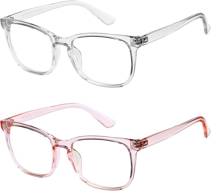 Hycredi Kids Blue Light Blocking Glasses for Boys & Girls – Reduce Eye Strain from Screens, Computer, Gaming, TV & Phone