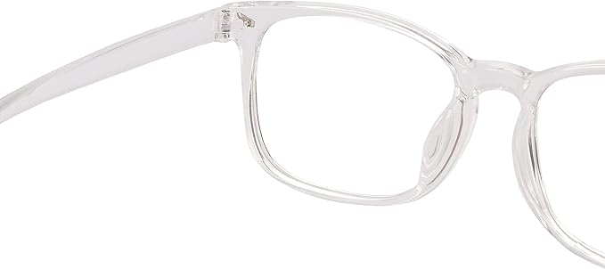 Blue Light Glasses for Woman Men | 99% Blue Light Blocking Glasses | Computer Glassess | Gaming | TV Phone Screen Reader Square Frame | Anti Eyestrain & UV Glare,1 Pack