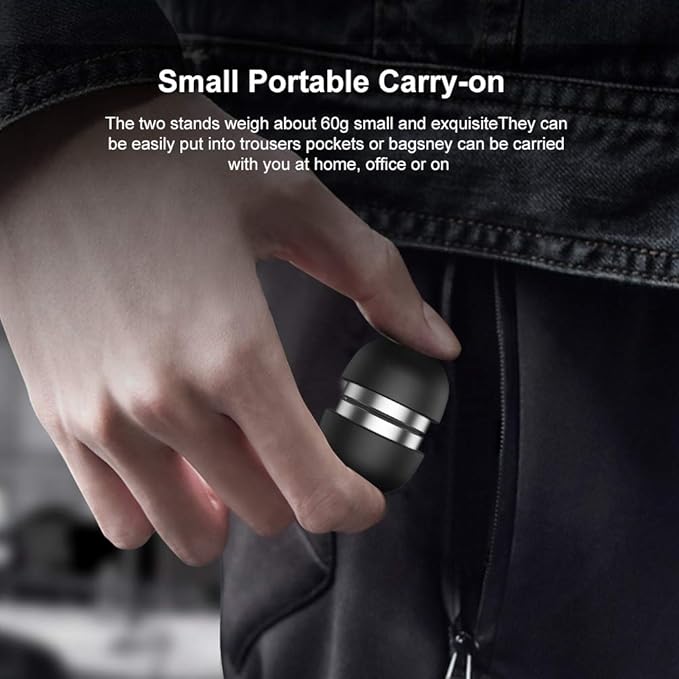 Portable Laptop Cooling Pad, Ergonomic Laptop Stand Small Invisible Cooler Ball Magnetic Foot Heat for MacBook Pro/Air, More 12-17 Inches Tablet&Laptop