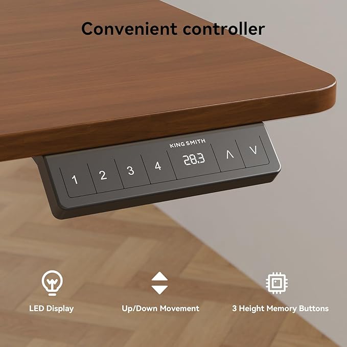 63 Inches Height Adjustable L Shaped Standing Desk with 2 Drawers and Keyboard Tray, Electric Sit to Stand Home Office Comupter Table, Ergonomic Corner Gaming Desk, Black Walnut