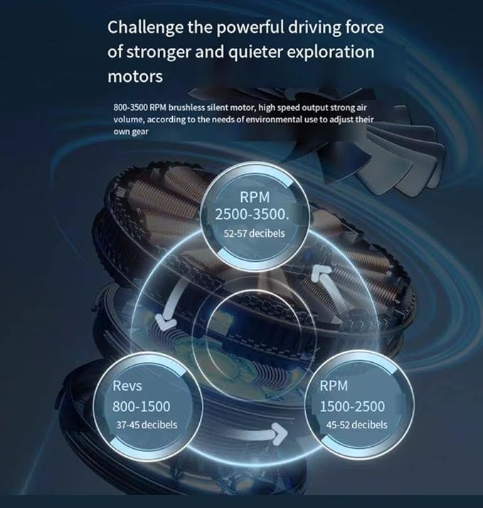 Cooling Pad for Msi Stealth Series Stealth 18 AI Studio Gaming Laptop Cooler with Powerful Turbo Cooling Fan Can Fast Cooling CPU+GPU 40°C,Variable Speed,6 RGB Light 3 USB-A