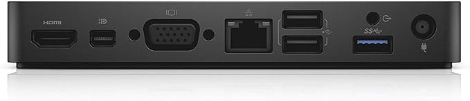 DELL WD15 Monitor Dock 4K with 130W Adapter, USB-C, (450-AFGM, 6GFRT) (Renewed)']