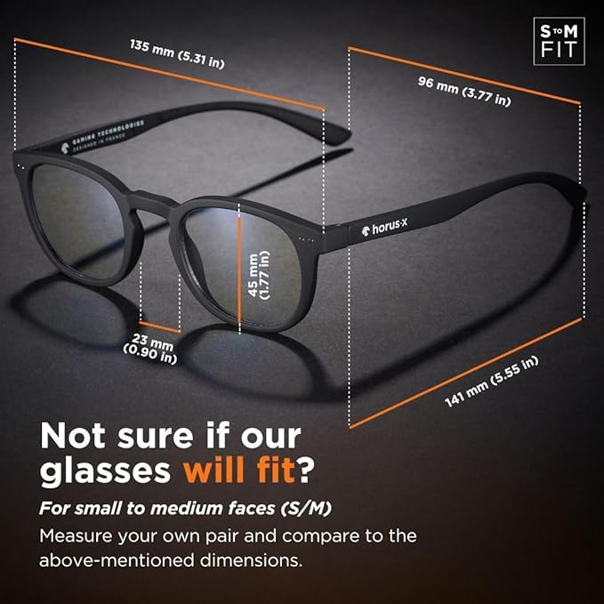 Horus X • Blue Light Glasses Men Women | Blue Light Blocking Glasses for Screen Anti-Fatigue & Eye Migraine | Urban V3