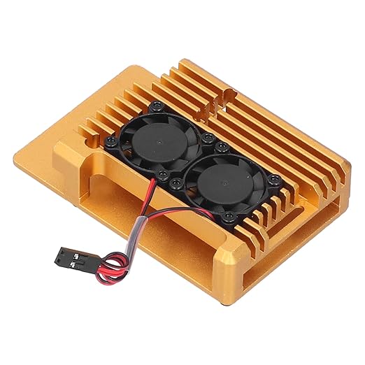 Hyuduo Protective, Aluminum Alloy Enclosure with Dual Cooling Fan, Hex Wrench and Screws, for 3 Model B B