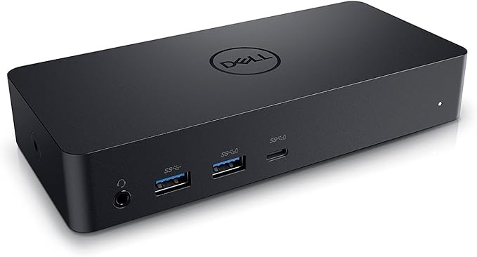 DELL DELLD6000 Universal Docking Station - Black (Renewed)