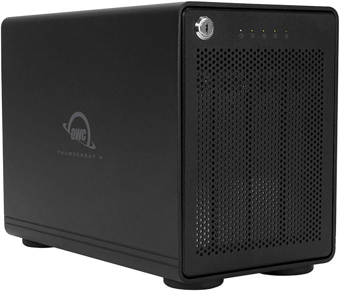 OWC ThunderBay 4 96TB Four-Bay Thunderbolt 40Gb/s Enterprise Drive RAID Storage Solution with SoftRAID Premium
