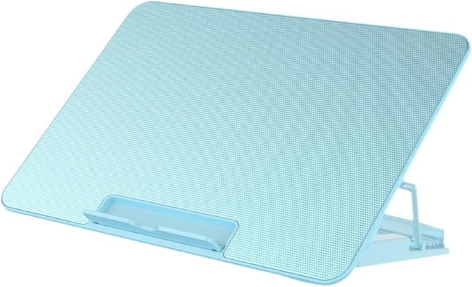 Laptop Cooling Pad with 6 Fans and Adjustable Height for Enhanced Performance, Blue