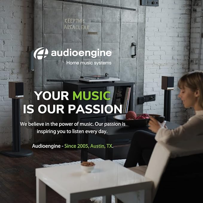 Audioengine A2-HD (HD3) Bluetooth PC and Computer Desktop Speakers with aptX HD - USB, RCA, Headphone