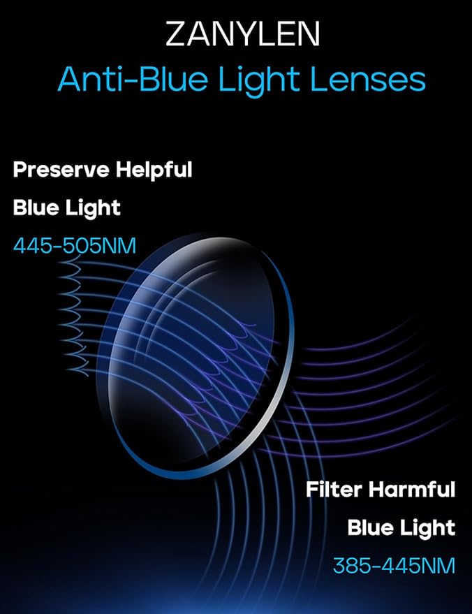 Vintage Cat-eye Blue Light Blocking Glasses for Women, Lightweight TR90 Fashion Eyeglasses