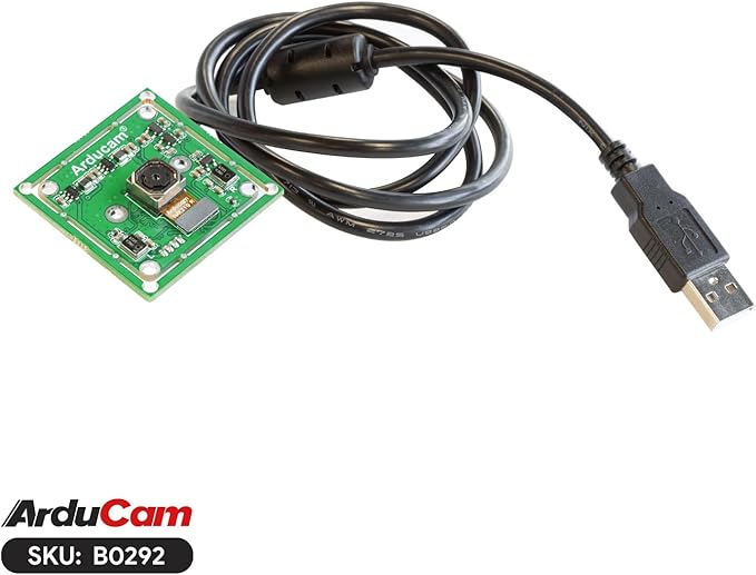 Arducam 4K 8MP IMX219 Autofocus USB Camera Module with Microphone, 1080P Mini UVC USB2.0 Webcam