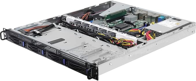 AsRock Rack 1U4LW-B650/2L2T 1U RackmountGeneral Purpose/Storage Server Barebone Single Socket AM5 (LGA 1718) AMD Ryzen 7000 Series Processors 4 SATA Bays Dual 10G LAN Dual 1G LAN