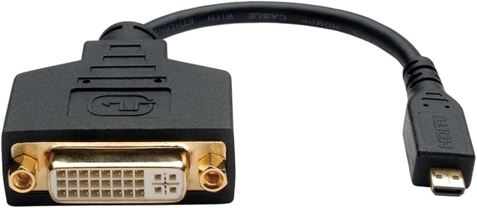 TRIPP LITE P132-06N-MICRO 6-Inch Micro HDMI Male Type D Cable to DVI-D Female Adapter