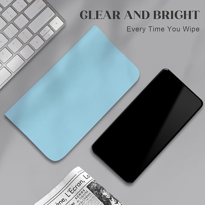 Navona 30 Pack Microfiber Glasses Cleaning Cloths with 2 Lens Cleaner Sprays, Premium Eyeglass Cleaning Cloths for Glasses, Sunglasses, Camera Lens & Screens – Streak-Free, Safe for Electronics