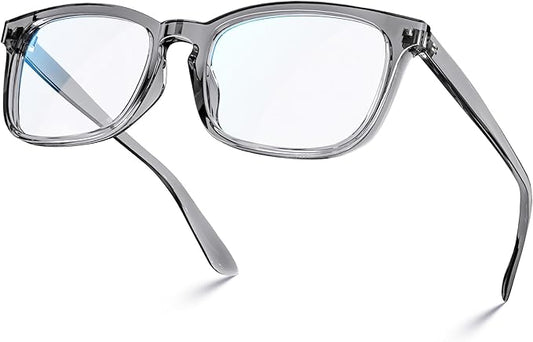 VISOONE Blue Light Blocking Glasses Square with Anti Computer Glare for Gaming Women and Men MONTANA