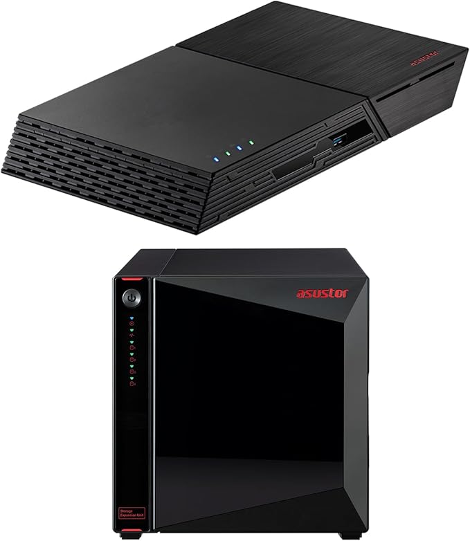 Asustor Flashstor 12 Pro FS6712X, 12 Bay All-SSD NAS + Expansion Unit AS5004U