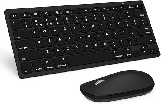 SPARIN Wireless Bluetooth Keyboard and Mouse for iPad 11th 10th Generation, iPad Air (13/11 inch), iPad Pro 13/12.9/11 inch, iPad 9th 8th Gen, iPad Mini 7th 6th-8.3 inch, Above iOS13- Black