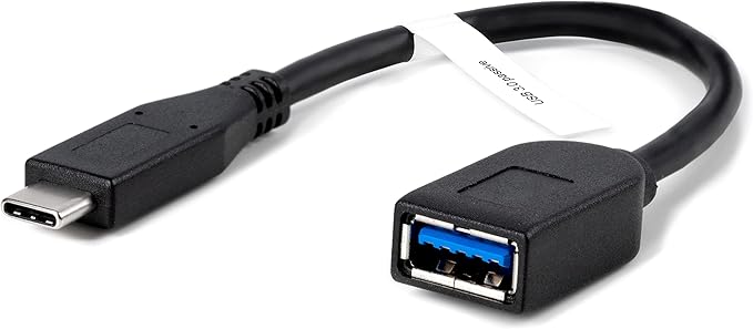 Plugable USB C to USB Adapter Cable with Driverless Technology, Enables Connection of USB Type C Laptop, Tablet, or Phone to a USB 3.0 Device (8 inch / 20 cm)