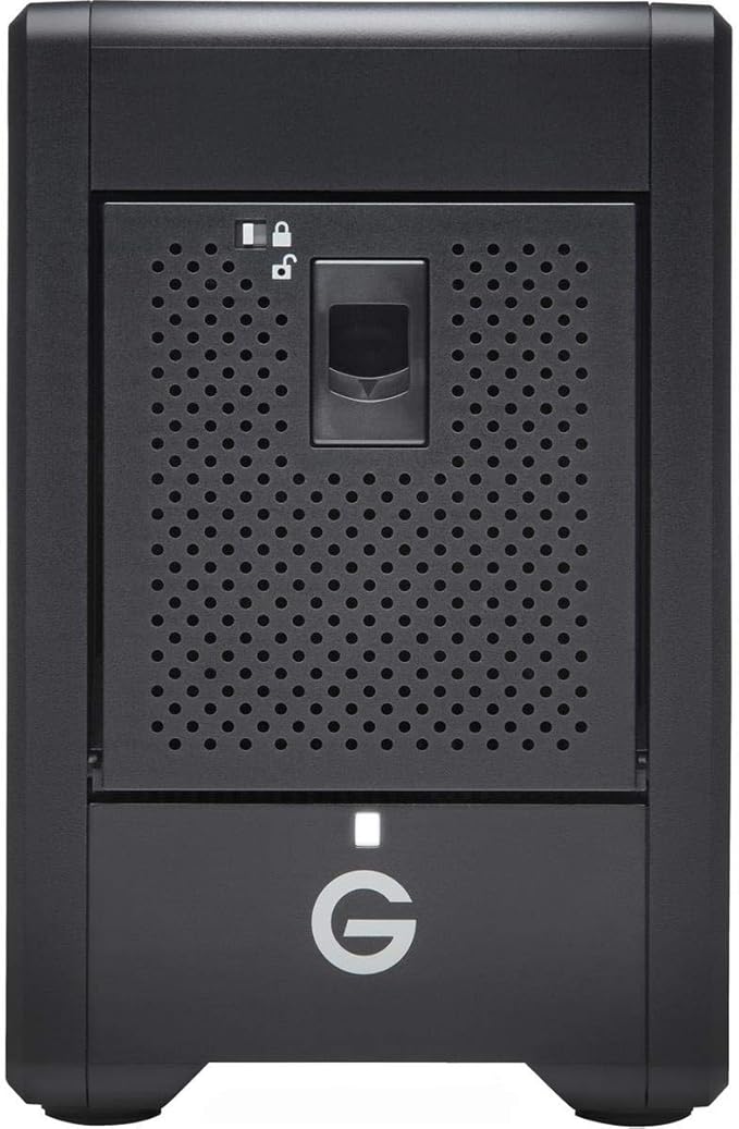 G-Technology 40TB G-Speed Shuttle Thunderbolt 3 with ev Series Bay Adapter – Transportable 4-Bay Raid Storage Solution – 0G10082-1