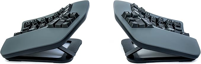 KINESIS Advantage360 Professional Split Ergonomic Keyboard - Bluetooth | Quiet Mechanical Switches | Fully Programmable Open Source | Contoured Shape | Adjustable Tenting | Backlit
