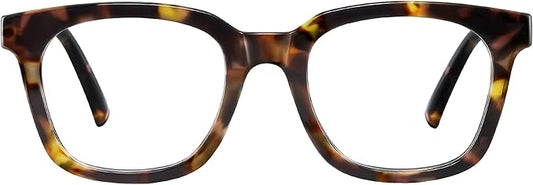 Blue Light Blocking Glasses for Women Men,Oversize Fashion Squre Anti Eyestrain Glasses for Gaming/Reading/TV