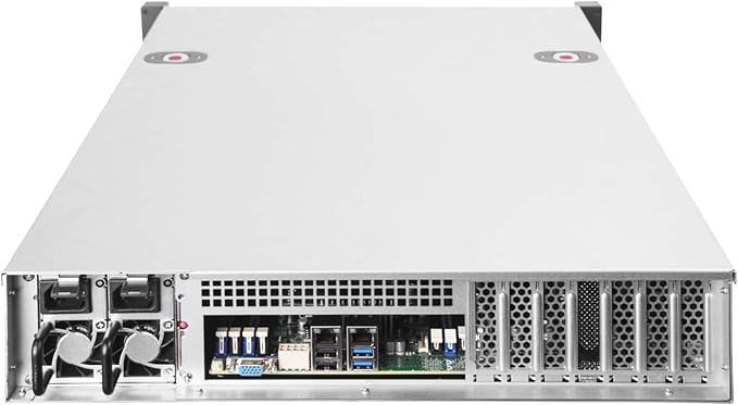 Silverstone Technology 2U 12-Bay 2.5" / 3.5" HDD/SSD rackmount Storage Chassis with Mini-SAS HD SFF-8643 12 Gb/s Interface RM22-312