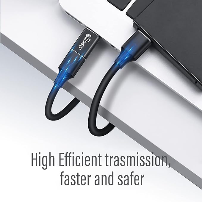 3kinds of USB 3.0 apters kit, USB 3.0 Female to Female and Male to Male and Female to Male, high Speed Convert Extension Coupler Connector converte,Black