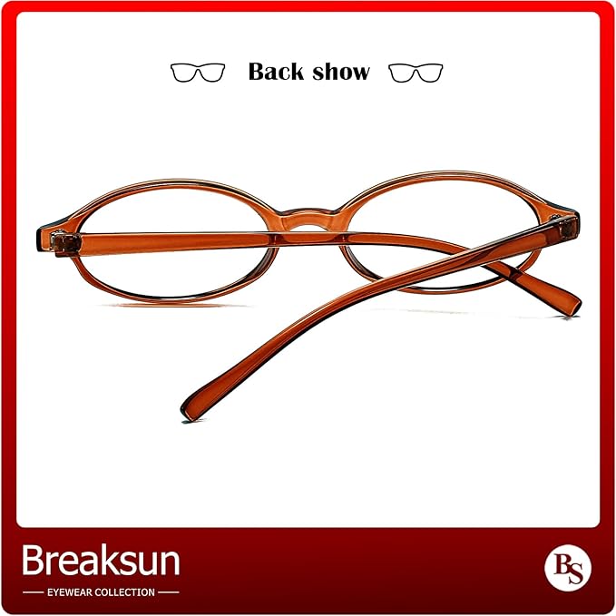 Retro Small Oval Glasses for Women Men 90s Small Face Blue Light Eyeglasses Cosplay Y2K Fake Glasses
