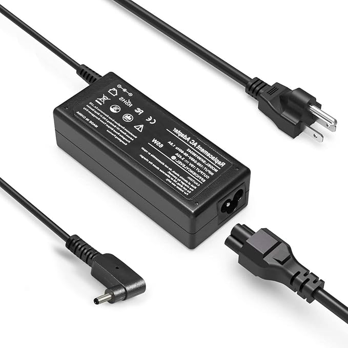 65W Laptop Charger Compatible with Acer ADP-45FE F PA-1450-26 Aspire 5 A515-44 A515-46 A515-54 A515-56 A315-24P Chromebook R11 CB3 CB5 C740 C738t N15Q9,Swift 3,Spin 1 3 5, 19V 3.42A Power Cord