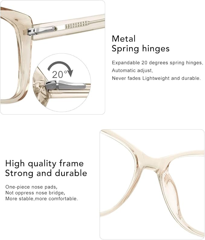 MEETSUN Blue Light Blocking Glasses for Women Anti Eyestrain Filter Blue Ray Oversized Computer Game Glasse