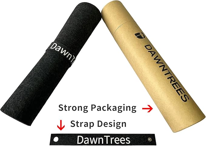 DAWNTREES Non-Slip Felt Desk Mat,36 x 15.8 Inches Large Desk Pad Protector,Office Computer Desk Mat for Full Keyboard and Mouse Pad