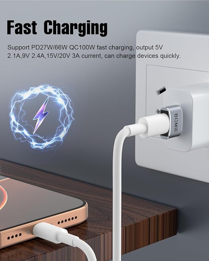 BOMIE 10 Pack USB to USB C Adapter,3A Fast Charging(PD27W/66W QC100W) 480Mbps Data Transfer,USB C Female to USB A Male OTG Adapter for M-acBook,Phone15/16/17,Pad,A-irpods,G-alaxy,X-Peria Gray
