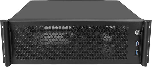 3U 12*trayless 3.5+Fixed 1 * 3.5 or 2.5 Rackmount NAS Chassis,mini-itx MB,Server Case, SFX PSU