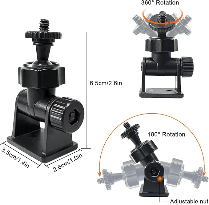 Web cam Accessory ScreenBar Halo, Webcam Stand for Monitor Light Bar Angle Adjustable Computer Light Webcam Mount for BENQ Quntis Monitor Lamp Super Strong Nano Adhesive Mount