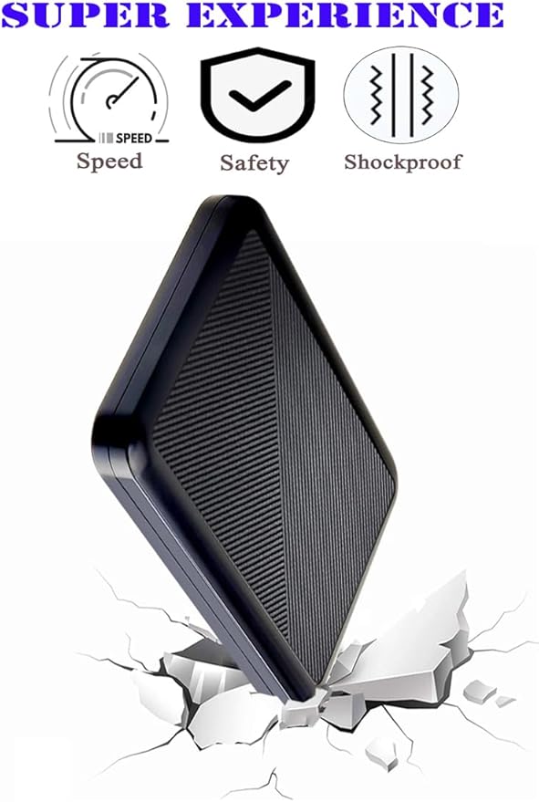 Ultra Slim Portable External Hard Drive USB 3.0 HDD Storage for PC, Mac, Laptop, PS4, Xbox one (320GB)