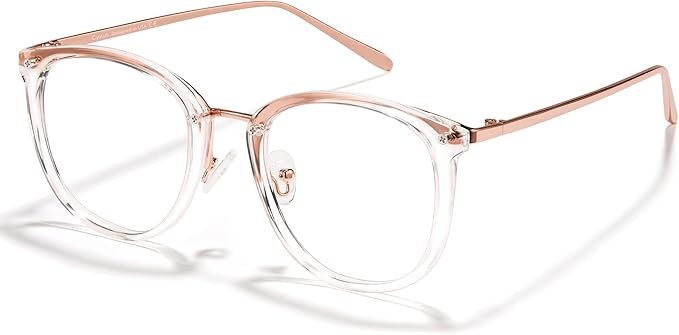 Cyxus Blue Light Glasses for Woman, Stylish Cat Eye Blue Light Blocking Computer Glasses for Working, Laptop and Screen Use
