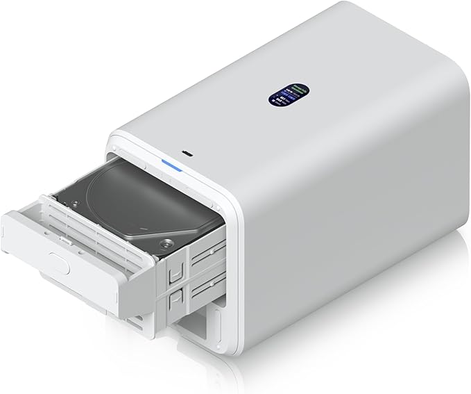 Ubiquiti UNAS 2 UniFi 2-Bay Network Attached Storage - White (UNAS-2-W)