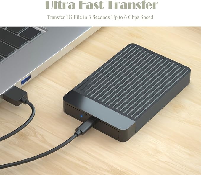 160GB Ultra Slim Portable External Hard Drive USB 3.1 Type C HDD Storage for PC, Mac, Laptop, PS4, Xbox one