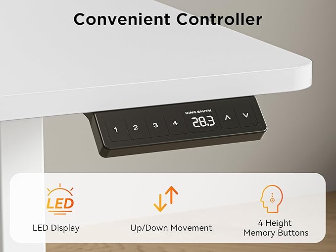 63X55 Inches Reversible L Shaped Standing Desk Height Adjustable with Cup Holder, Electric Corner Computer Desk, Sit Stand up Home Office Desk, Ergonomic Gaming Desk, White