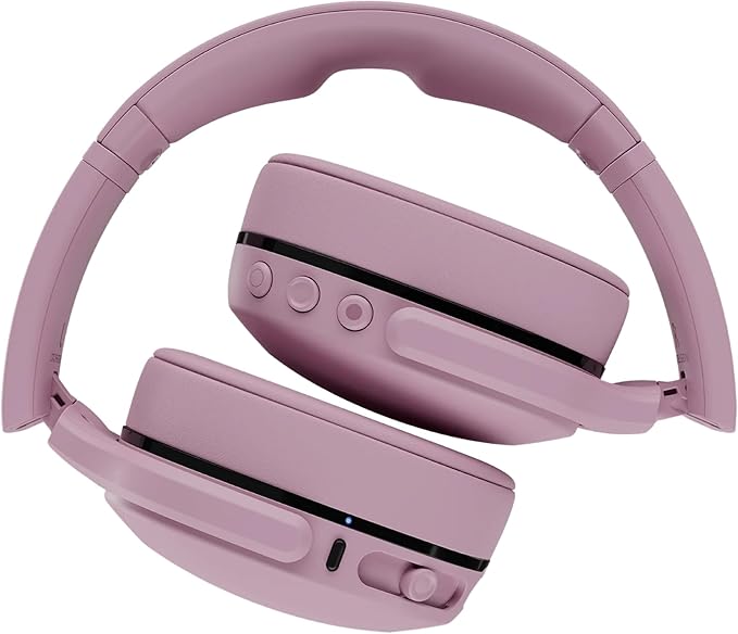 Skullcandy Crusher 540 Active Wireless Bluetooth Headphones with Multi-Sensory Bass, Noise Isolating Over-Ear Fit, Sweat and Water Resistant, 40 Hours Battery, Microphone for iPhone Android - Soft