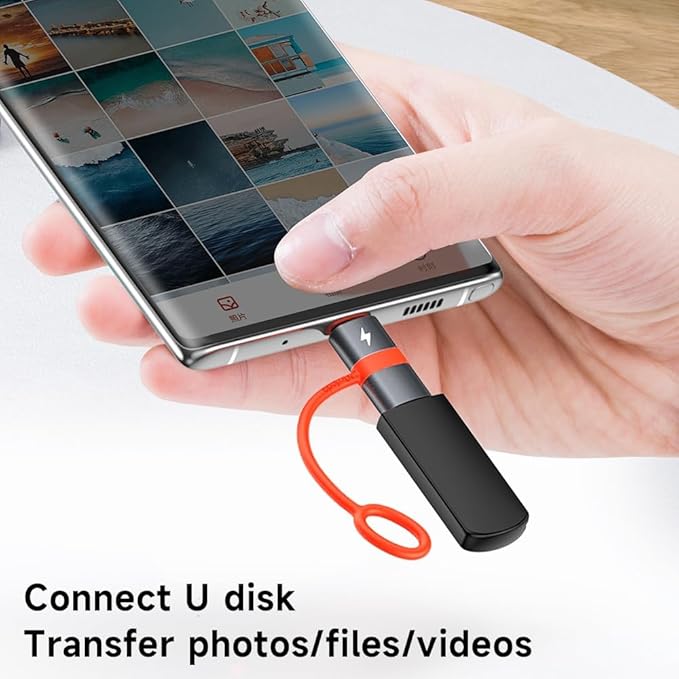 mcdodo USB-C to Micro USB Adapter with Lanyard-2Pack, Type C Female to Micro USB Male Convert Connector Support Charge & Data Transfer Fit Galaxy S7/S7 Edge,Nexus 5/6 and Micro USB Devices