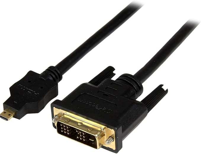 StarTech.com HDDDVIMM1M 1-Meter Micro HDMI to DVI-D Cable