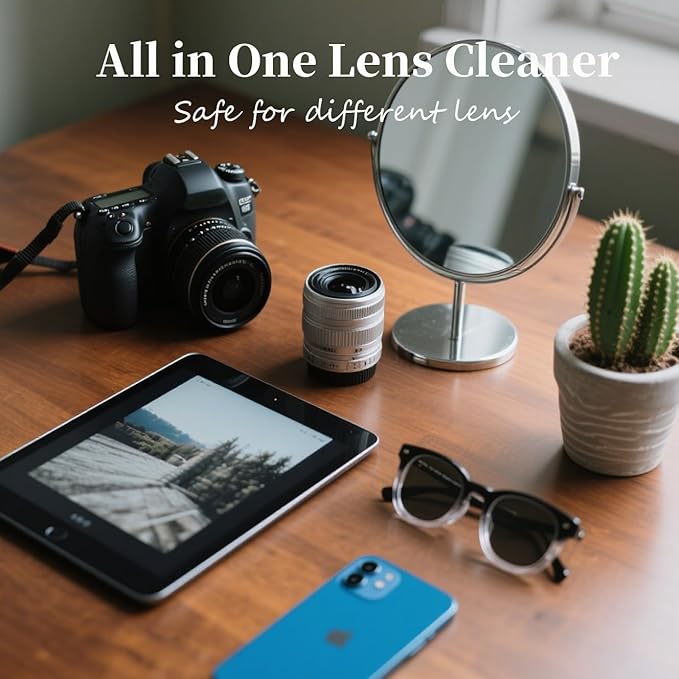 4-Pack Eye Glass Lens Screen Cleaning Kit - Safe for All Screens Including Laptop, Computer, PC, Monitor, Phone, iPhone, Tablet, iPad Smart TV, Car Display and Eyeglasses - Orange