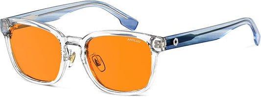 ANYLUV Blue Light Glasses Men Women Computer Gaming Glasses Anti Eyestrain Lightweight Blue Light Blocking Glasses