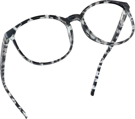 LifeArt Blue Light Blocking Glasses, Computer Reading Glasses, Gaming Glasses, TV Glasses for Women Men (Gray, 1.50 Magnification)