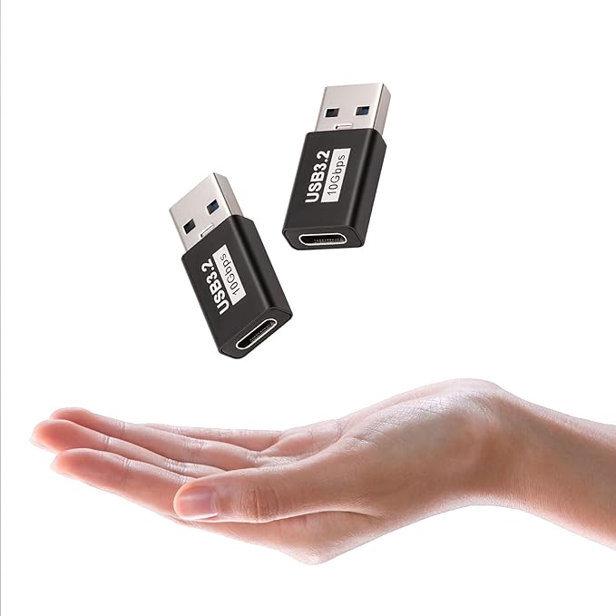 𝟒𝐏𝐚𝐜𝐤 𝐔𝐩𝐠𝐫𝐚𝐝𝐞𝐝 USB to USBC Adapter,Upgraded USB 3.2 Adapt,USB Male to USB C Female Adapter for iPhone 15 Charger,iPhone 15 14 13 12 Pro Max Plus,iPad 9 10 Air 5 Mini 6,Car,Samsung