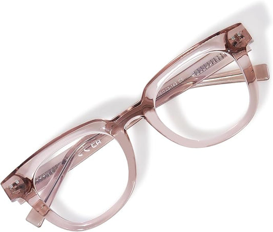 OPTOFENDY Oversized Blue Light Blocking Glasses for Women, Fashion Square Computer Eyeglasses