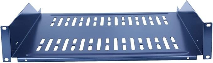 RAISING ELECTRONICS 19inch 2U Relay Rack Mount Cantilever Network Shelf 12inch Deep 40LBs Capacity