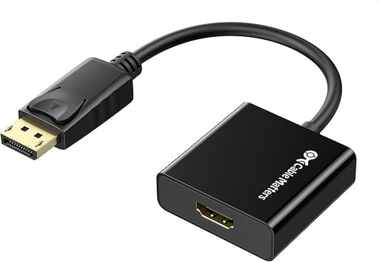 Cable Matters Active DisplayPort to HDMI Adapter (Active DP to HDMI Adapter) Supporting Eyefinity Technology and 4K Resolution